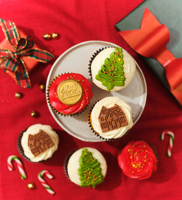 Christmas Vegan And Gluten Free Cupcake Box