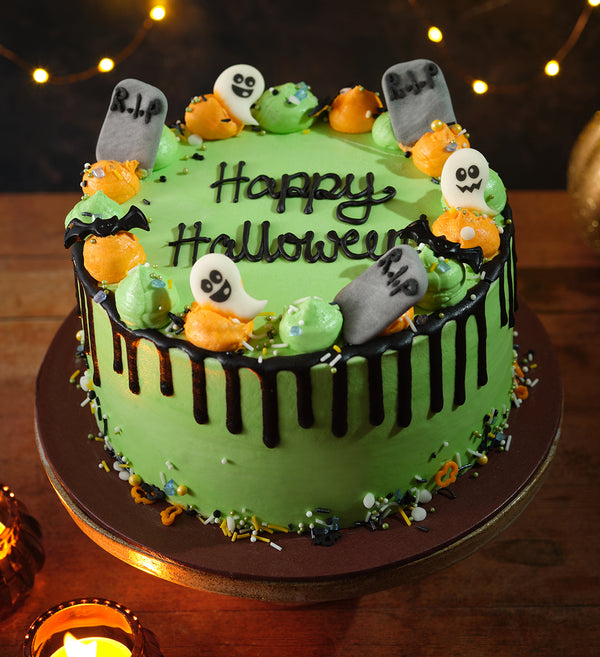 Haunting Halloween Cake