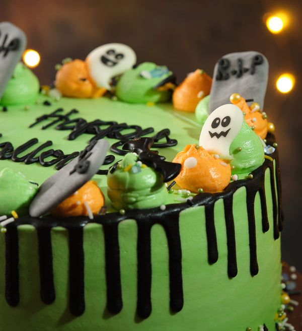 Haunting Halloween Cake