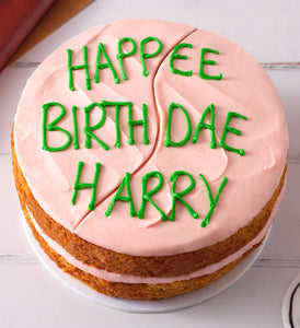 Happee Birthdae Harry Nationwide Cake