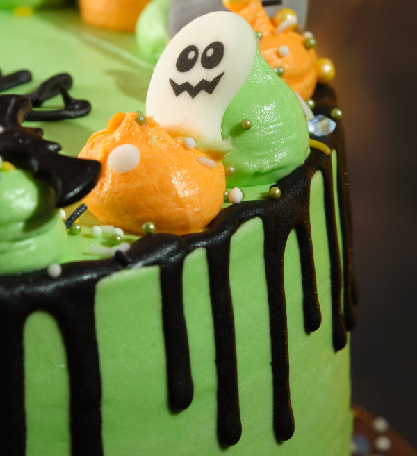 Haunting Halloween Cake