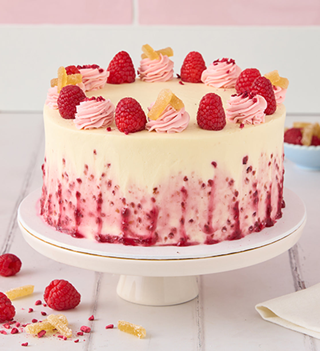 Lemon and Raspberry Cake