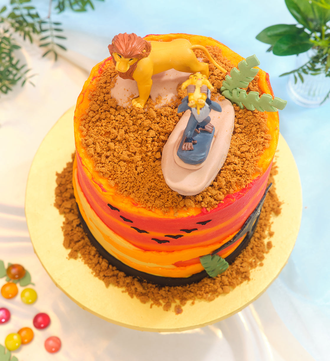 Disney Lion King Themed Tall Cake