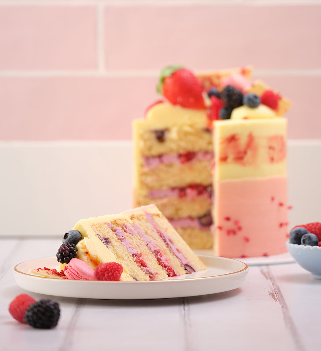 Tutti Frutti Loaded Cake