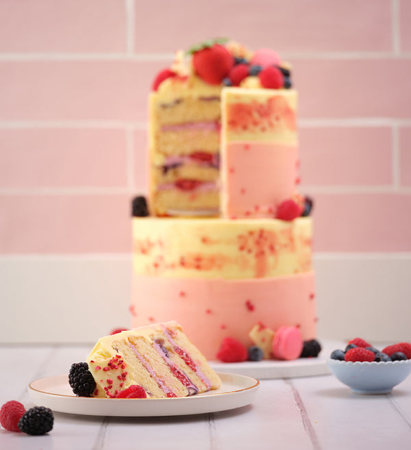 Tutti Frutti Mini Two Tier Loaded Cake