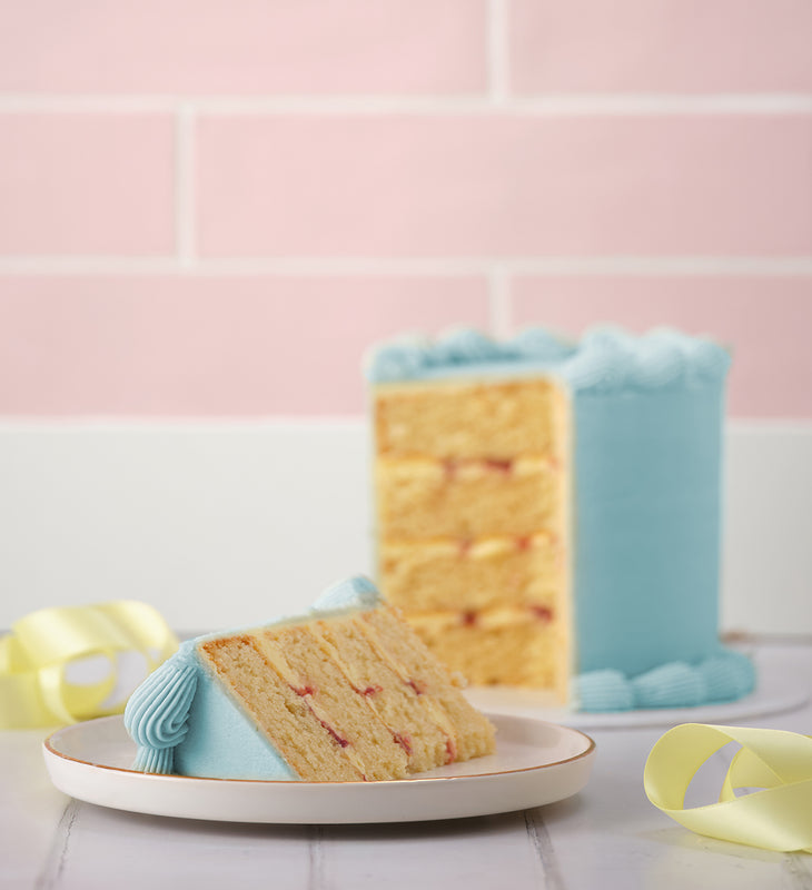Blue Ribbons and Ruffles Cake - 2nd image