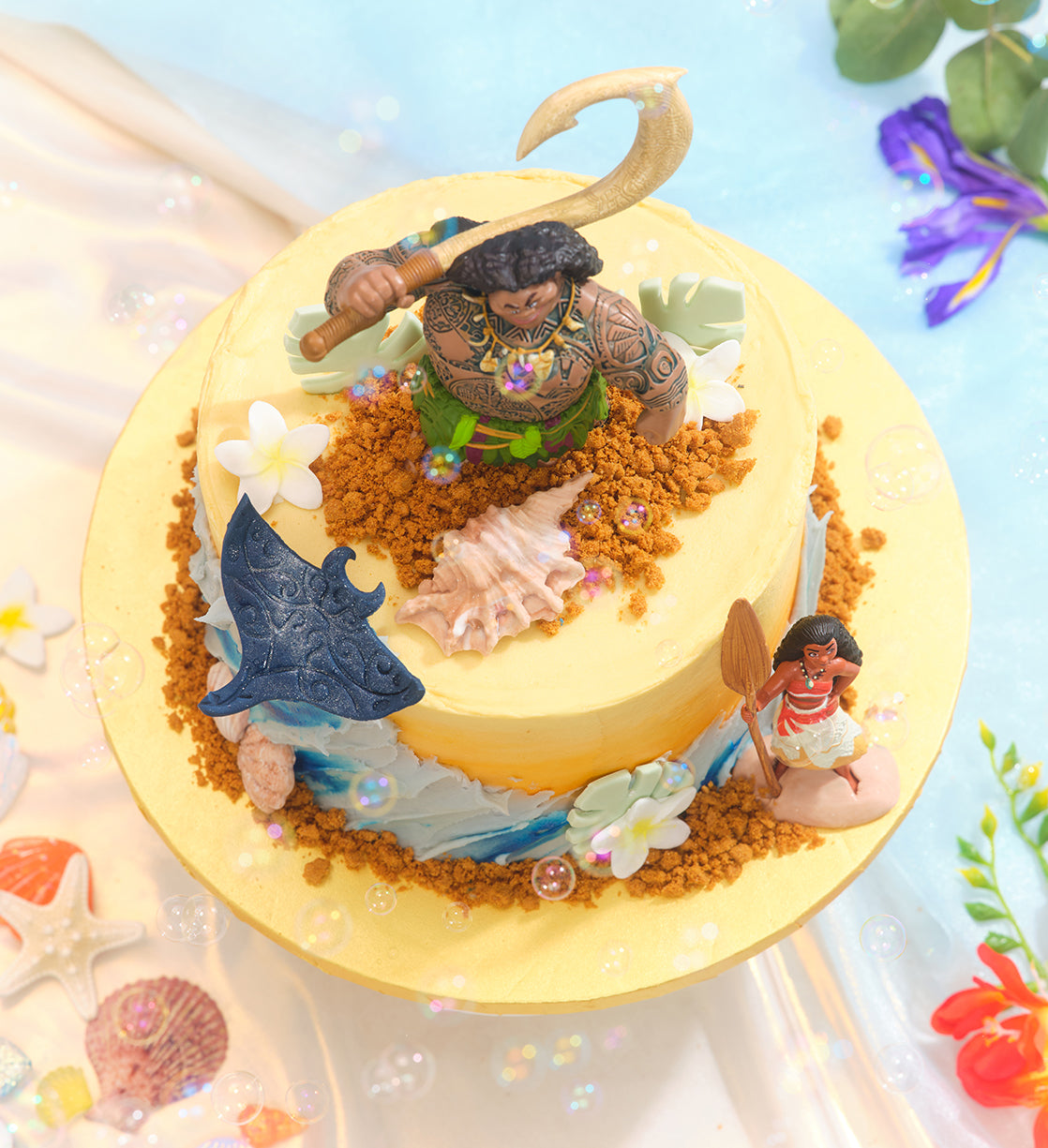 Disney Moana Themed Cake