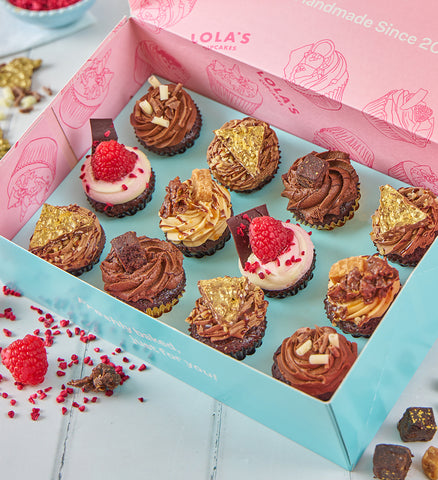 Chocolate Lovers Mini Cupcake Box