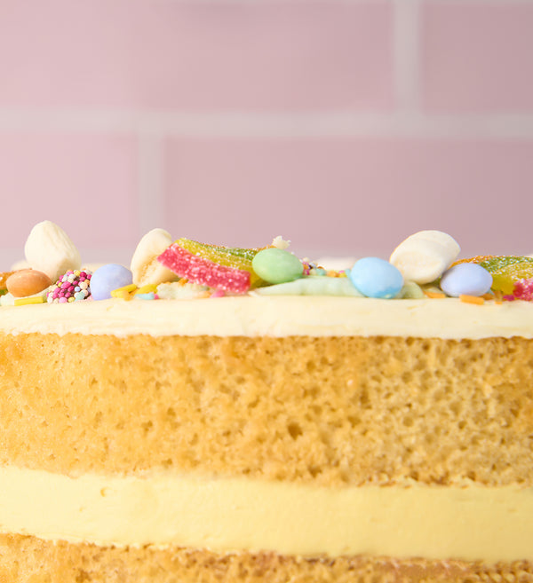 Vanilla Rainbow Sweets Nationwide Cake