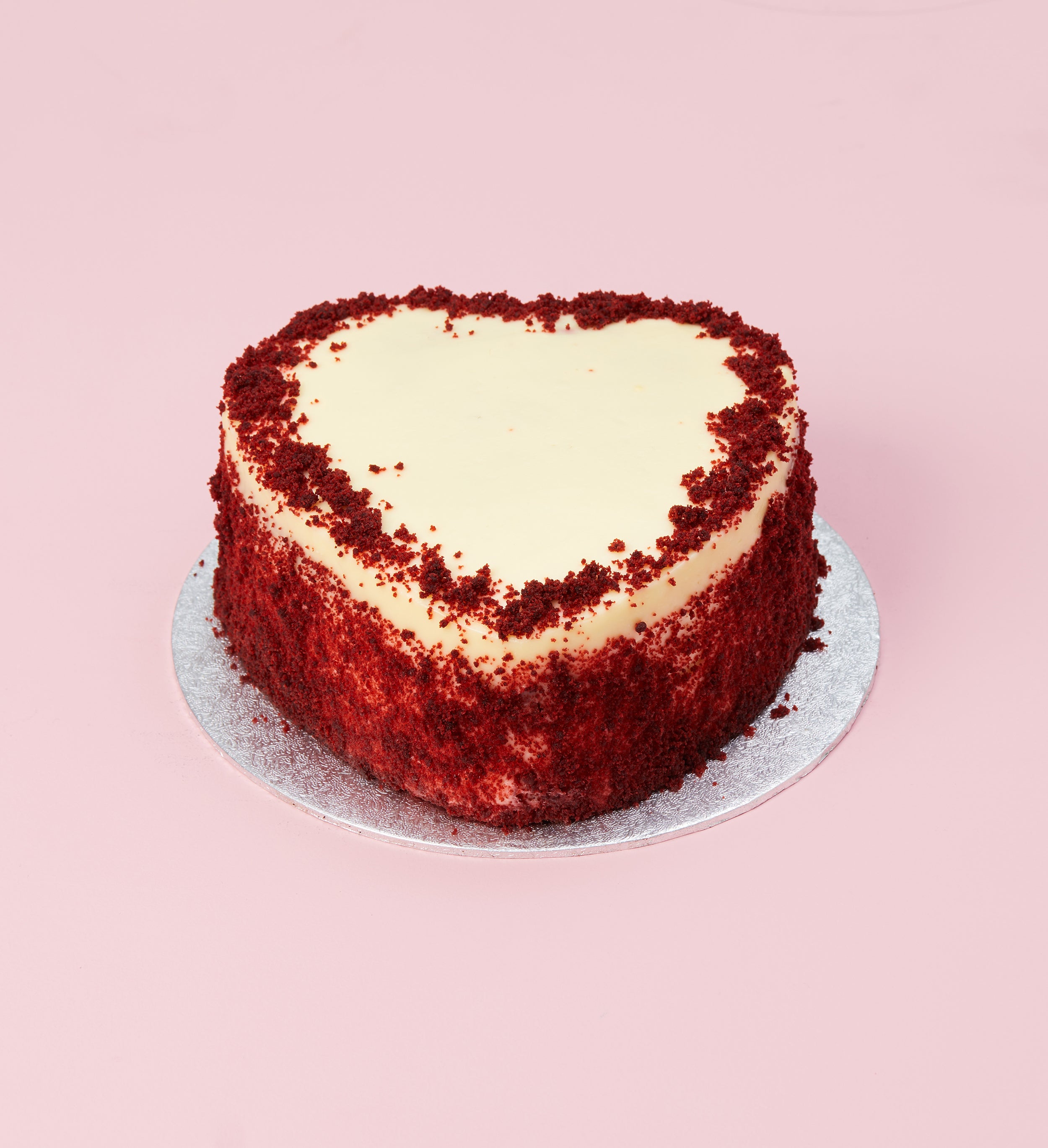 Red Velvet Heart Cake