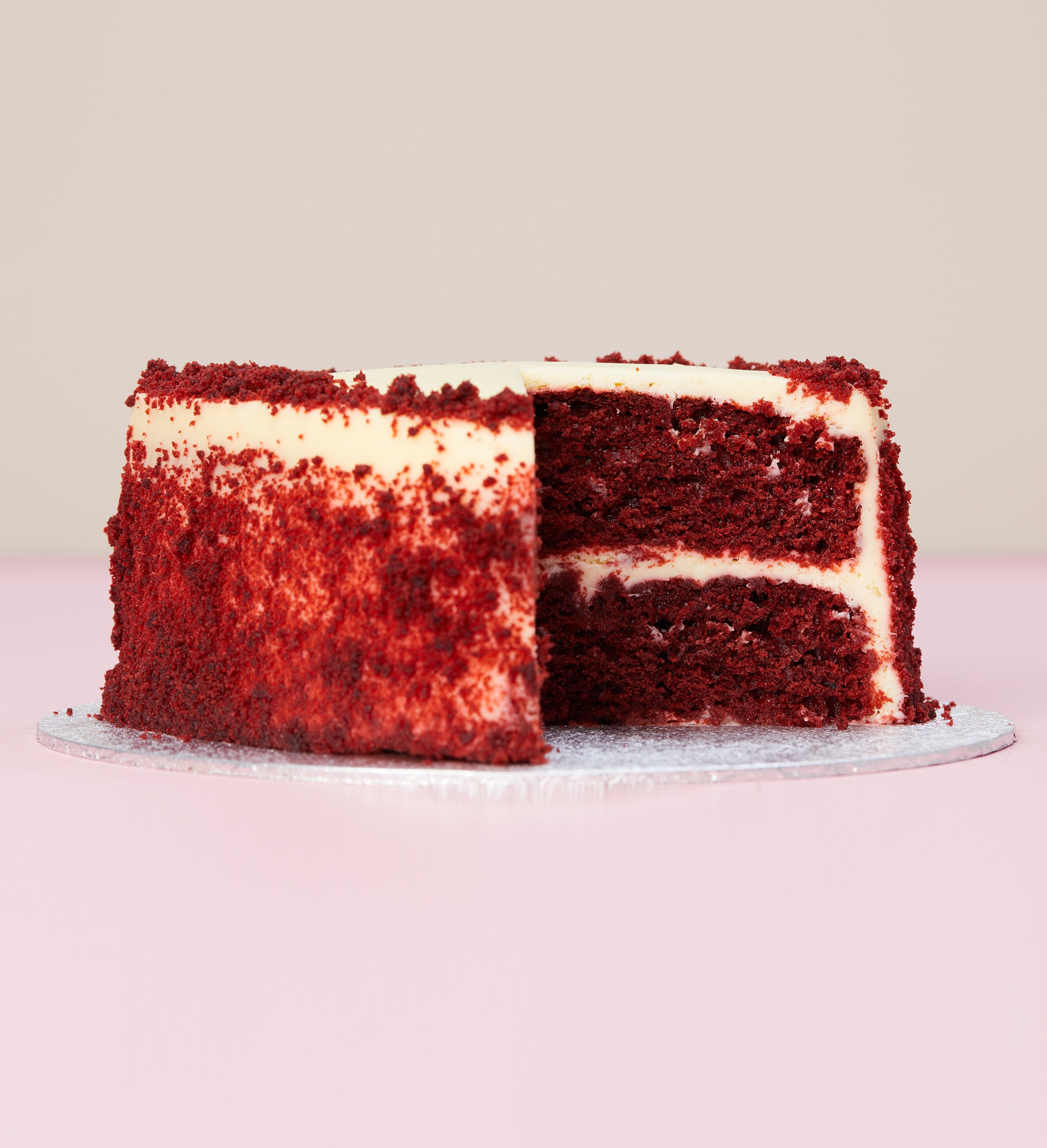 Red Velvet Heart Cake