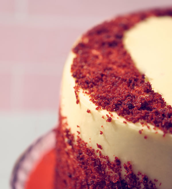 Valentines Red Velvet Heart Cake