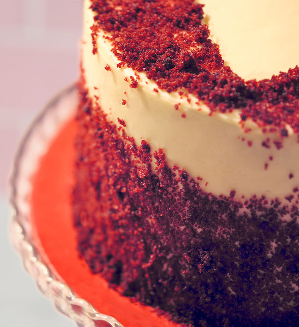 Valentines Red Velvet Heart Cake