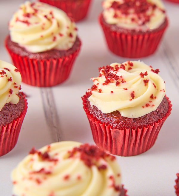 Red Velvet Mini Cupcake Box