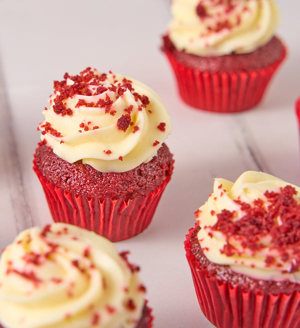 Red Velvet Mini Cupcake Box