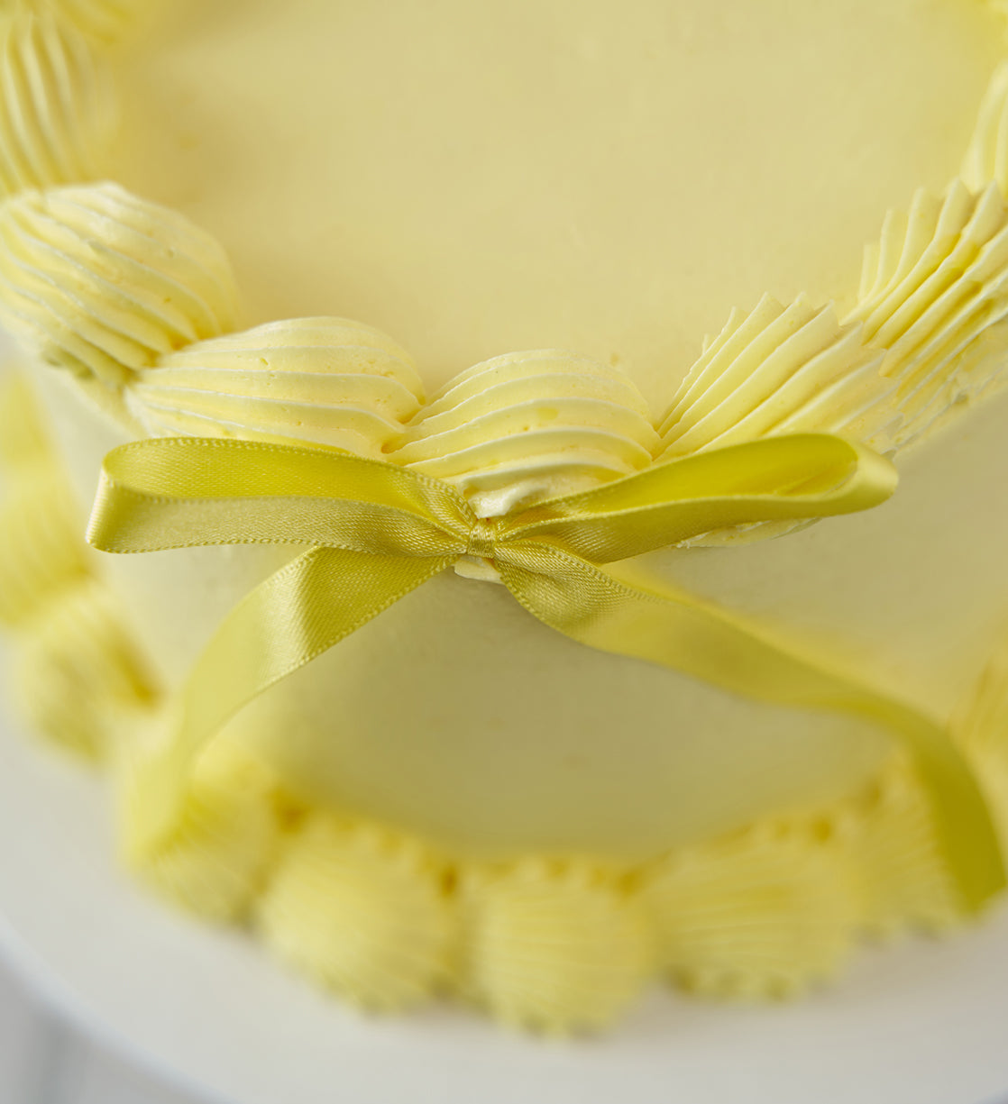 Vegan Lemon and Raspberry Ribbons and Ruffles Cake