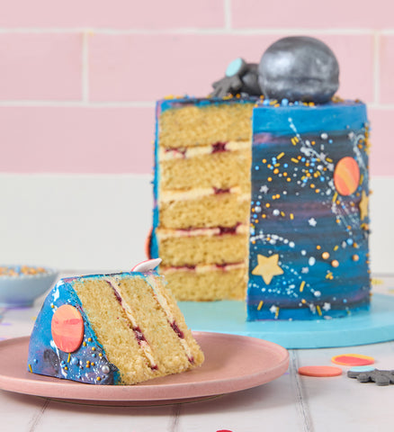 Galaxy Space Tall Cake