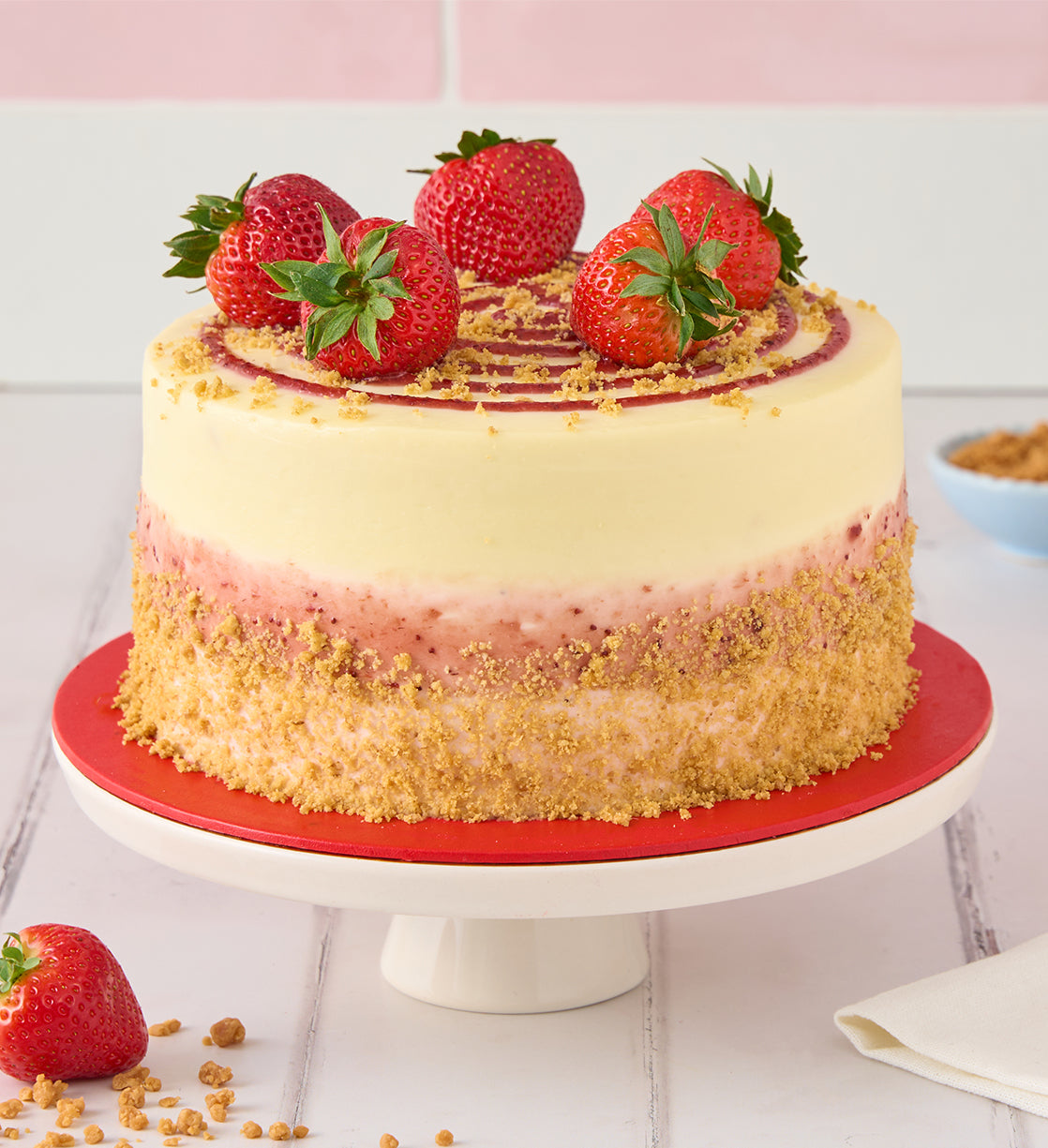 Strawberries and Cream Cake