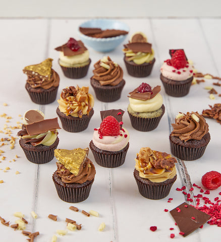Chocolate Lovers Mini Cupcake Box