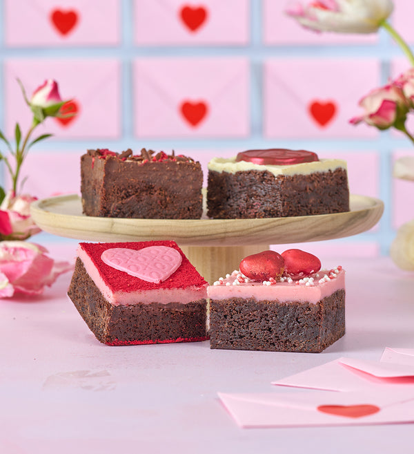 Valentines Brownie 4 Box