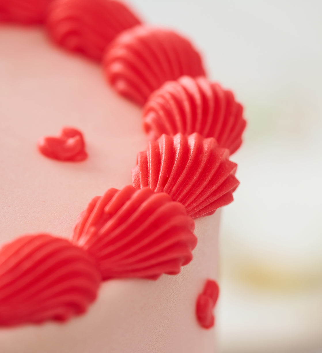 Vintage Heart Doodle Cake