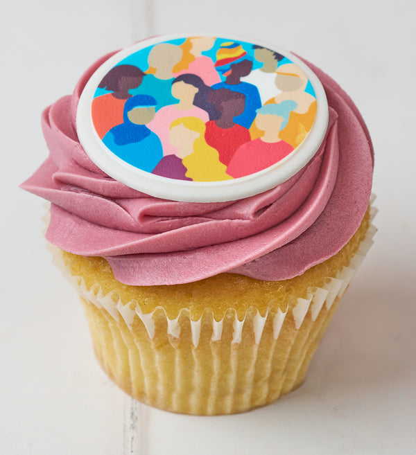 International Women's Day Cupcake Box