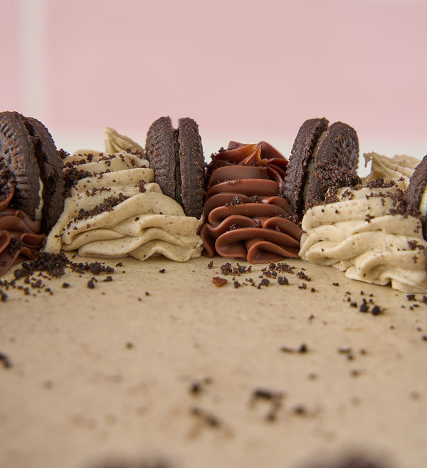 Two Tier Cookies and Cream Cake