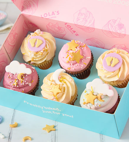 Newborn Baby Cupcake Box