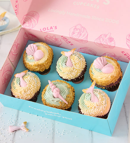 Mermaid Cupcake Box