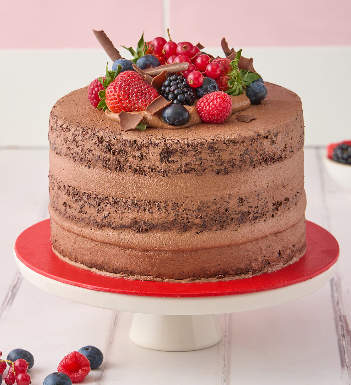 Double Chocolate Naked Cake