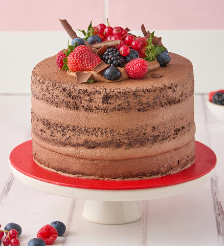 Double Chocolate Naked Cake