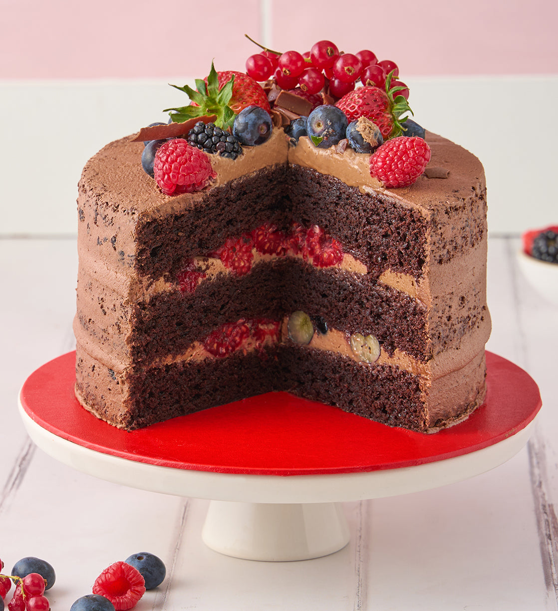 Double Chocolate Naked Cake