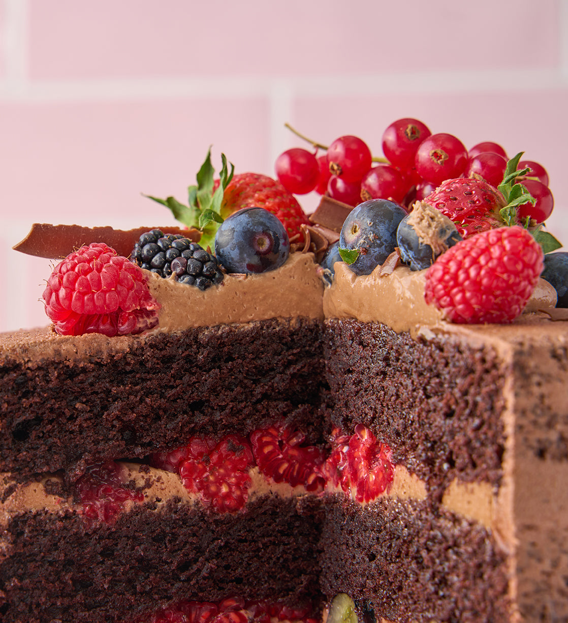 Double Chocolate Naked Cake