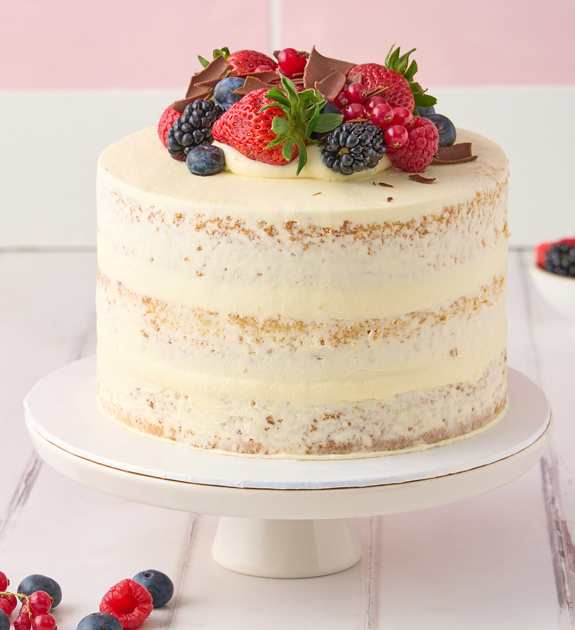 Victoria Sponge Naked Cake