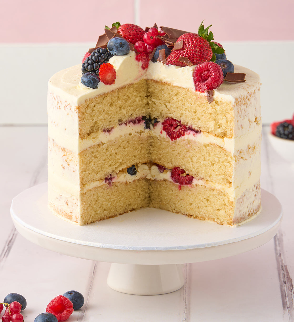 Victoria Sponge Naked Cake