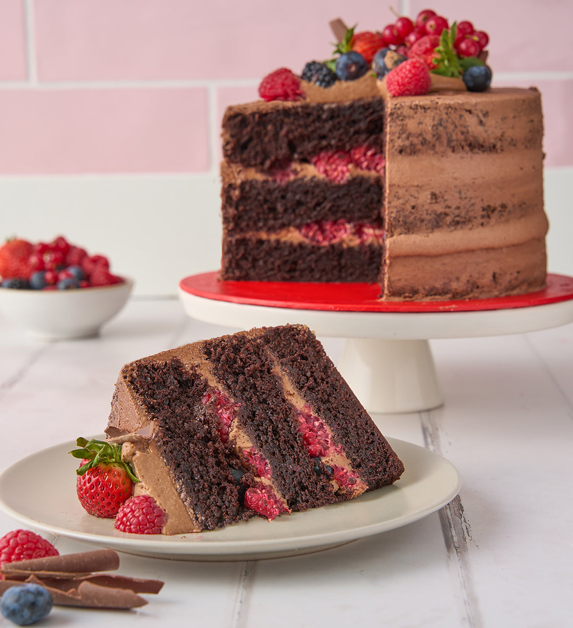 Double Chocolate Naked Cake