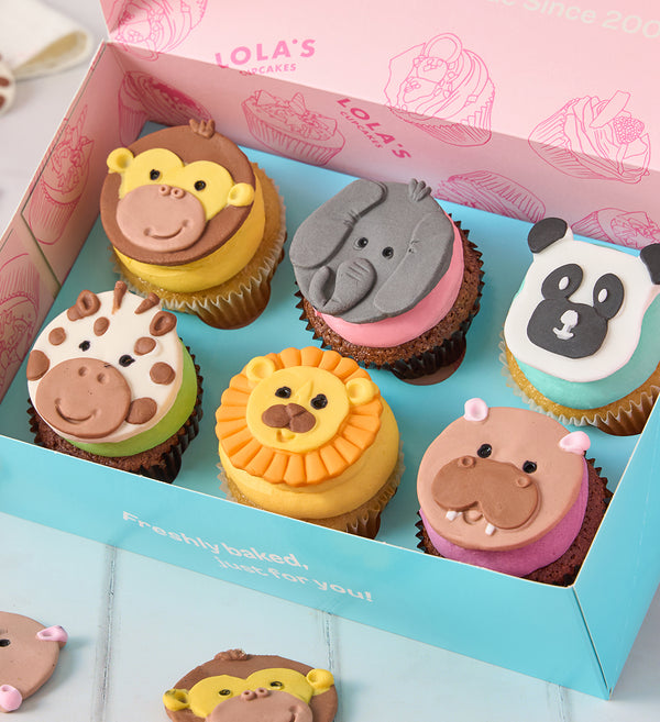 Safari Cupcake Box