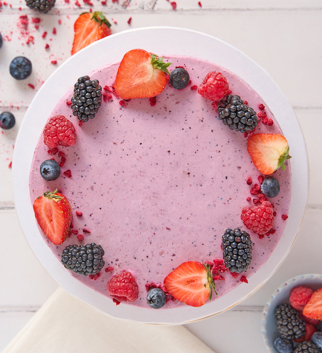 Gluten Free Fresh Berry Cake