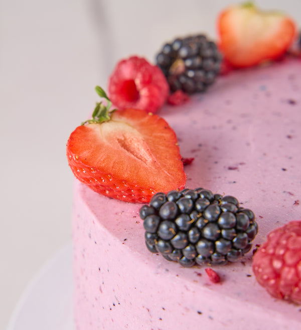 Gluten Free Fresh Berry Cake