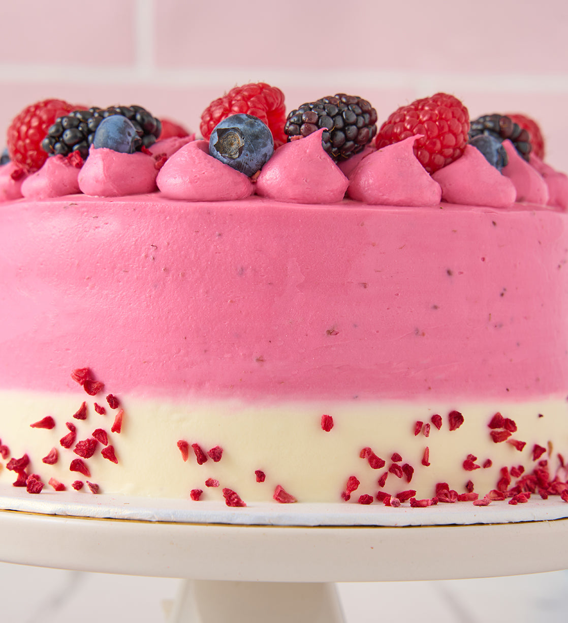 Mixed Berry Opera Cake