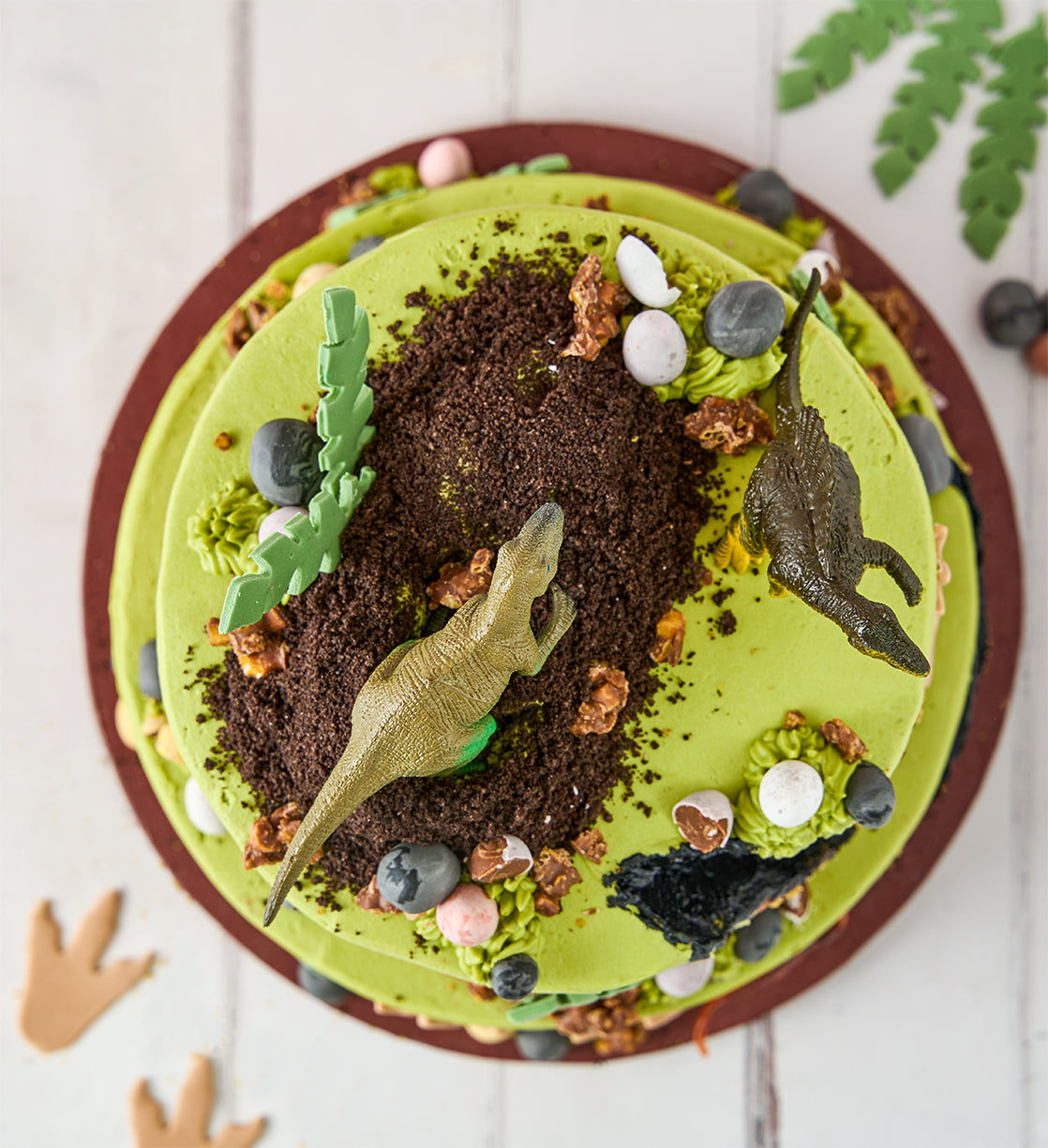 Dinosaur Two Tier Cake