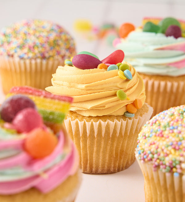 Rainbow Cupcake Box