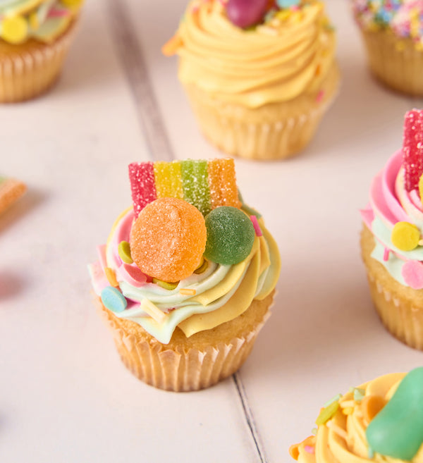 Rainbow Mini Cupcake Box