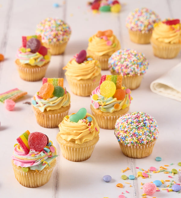 Rainbow Mini Cupcake Box