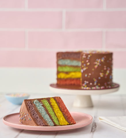 Rainbow Chocolate Cake