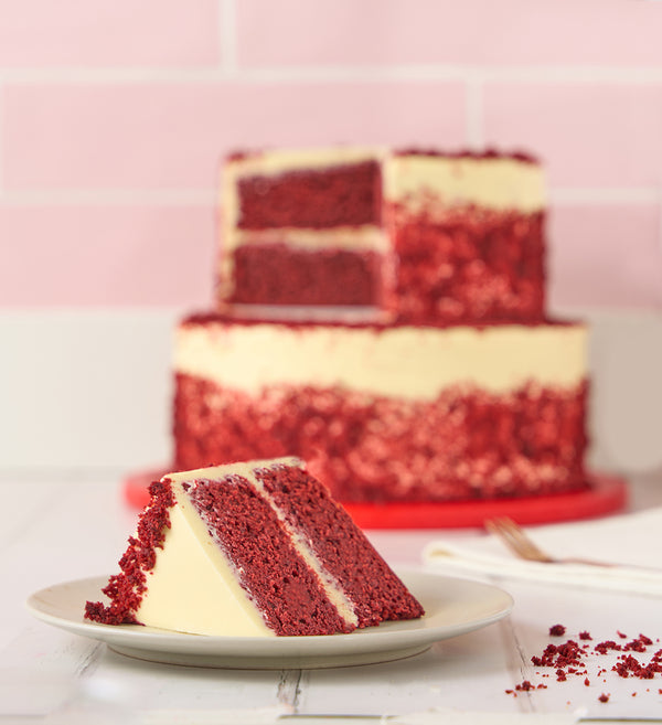 Two Tier Red Velvet Cake