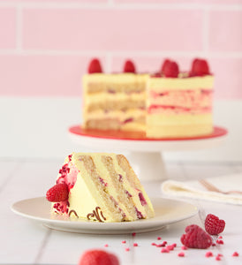 Vegan and Gluten Free Lemon and Raspberry Cake - 2nd image