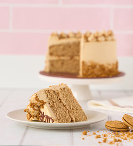 Vegan Caramel Biscuit Cake - 2nd image