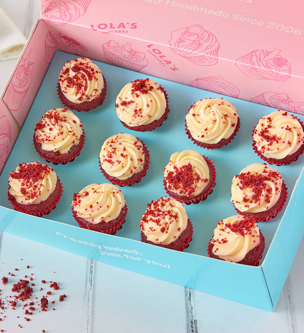 Red Velvet Mini Cupcake Box