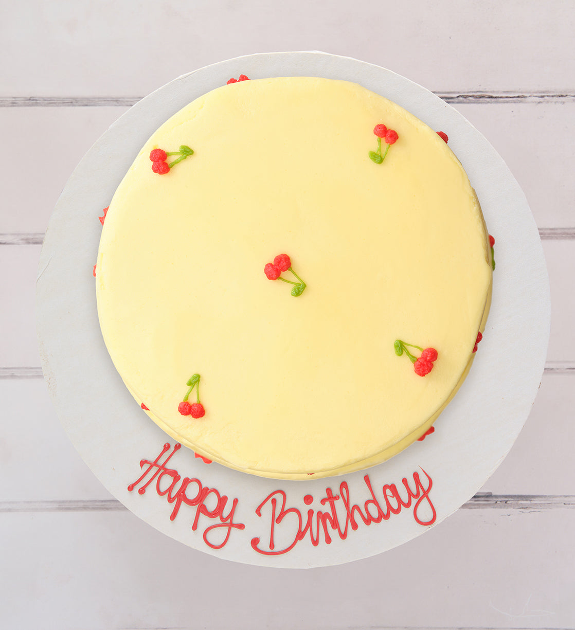 Cherries Mini Two Tier Doodle Cake